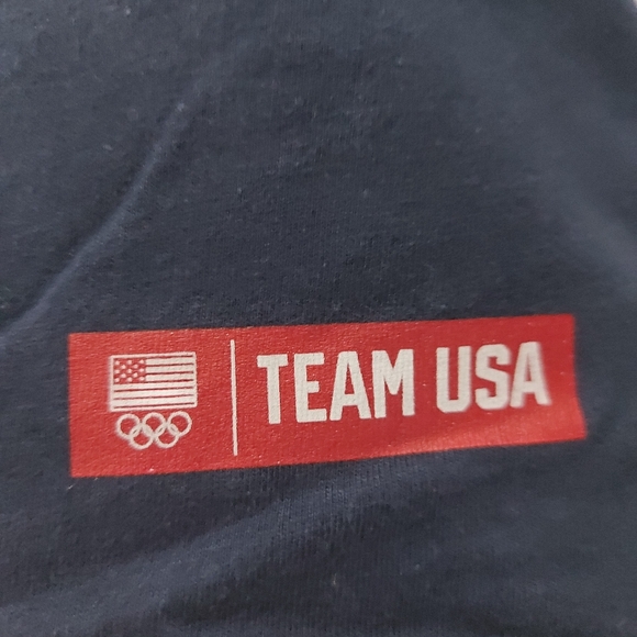 TEAM USA Womens Long Sleeve T-Shirt United States Olympic Team Apparel Blue M - Picture 3 of 4